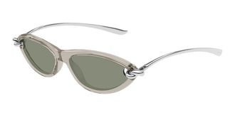 Bottega Veneta BV1390S 005 Womens Sunglasses Brown Size 56