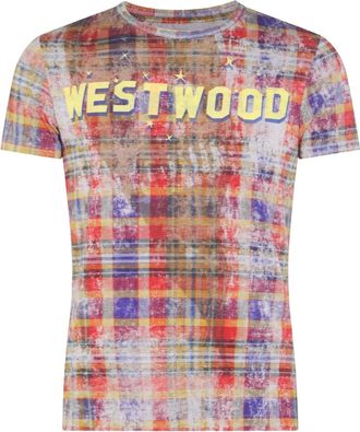 Vivienne Westwood T-shirt Westwood a quadri - Giallo