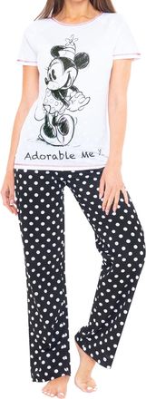 Minnie Mouse Ladies Minnie Mouse Pyjamas Size, XL, Multicoloured