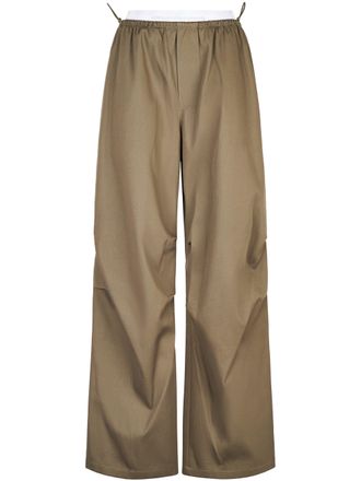 Alexander Wang Wide-Leg Trousers with Articulated Knees