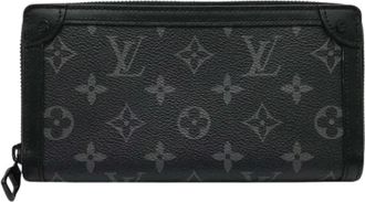 Louis Vuitton Pre-owned Wallets, male, Black, Size: ONE SIZE Pre-owned Canvas wallets
