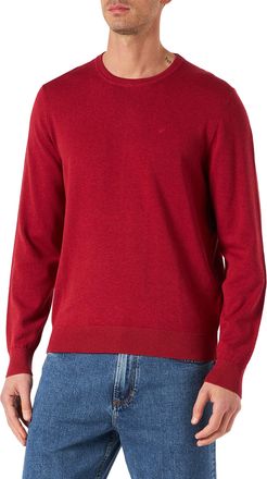 Daniel Hechter Mens Knit Crew Neck nos Sweater, red, XXXL