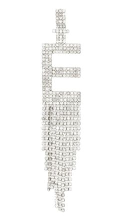 Retrof&ecirc;te Retrof&ecirc;te Silver E Alphabet Earring