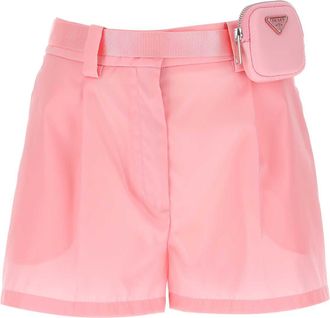 Prada Roze Nylon Korte Broek