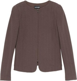 Emporio Armani Cotton Blend Blazer Jacket