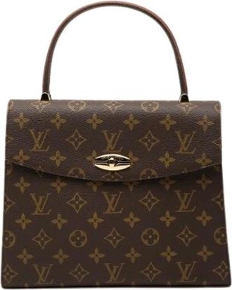 Louis Vuitton Pre-owned Handbags, female, Brown, Size: ONE SIZE Pre-owned Malesherbes