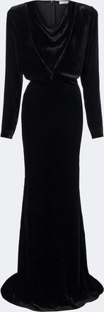 Stella McCartney Draped velvet gown