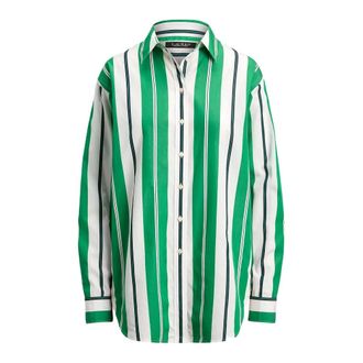 Ralph Lauren Dames, Blouses & Shirts, Groen, Maat: XS Katoen