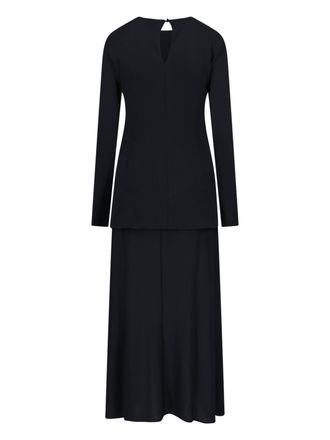 Jil Sander Womens Dresses Black Viscose
