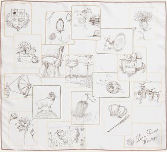 Loro Piana Heritage Silk Twill Foulard Scarf