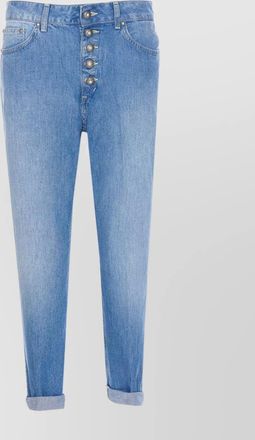 Dondup trousers skinny fit rolled cuffs