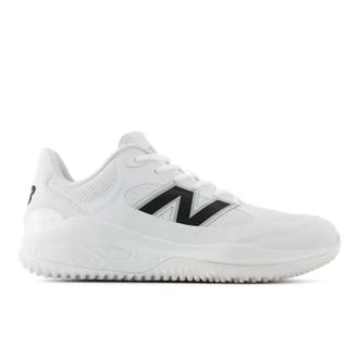 New Balance Mens Fresh Foam 3000V7 Turf-Trainer Baseball Shoes In White