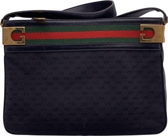 Gucci Gucci Vintage stoffen schoudertas