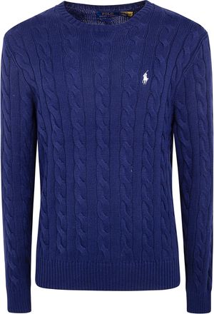Ralph Lauren Long Sleeves Round Neck Rib Sweater