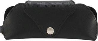Prada Pre-owned Saffiano Brillenetui - Dames - Vintage Accessoires - Zwart - ONE Size - Leer - Vintage