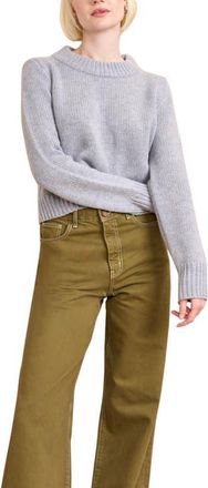 La Ligne Solid Mini Marin Sweater in Light Grey Melange at Nordstrom, Size X-Large