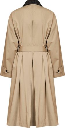 Bottega Veneta Womens Trench Coat Sahara Beige Cotton & Raincoats