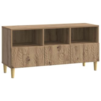 vidaXL Mueble De Tv 102 X 34,5 X 50 Cm Roble Artesanal Vidaxl