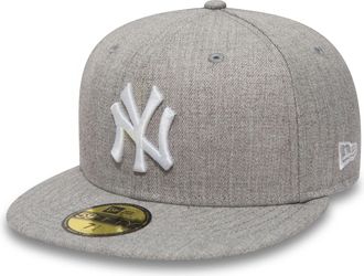 New Era New Era New York Yankees 59fifty Basecap Mlb League Basic Heather Grey - 7 5/8 - 61cm