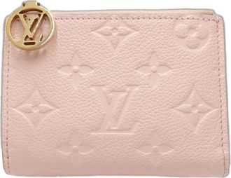 Louis Vuitton Pink Leather Wallet (Bi-Fold) (Pre-Owned)