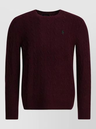 Polo Ralph Lauren wool cashmere sweater cable knit design