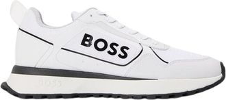 HUGO BOSS Heren Jonah Runn laag uitgesneden sportschoenen (Natuurlijk)