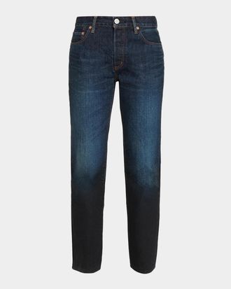 Moussy Vintage Monta Straight-Leg Denim Jeans