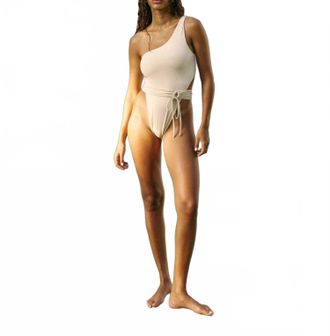 Beach Riot Maddox One Piece In Coconut White