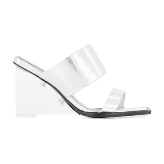 Alexander McQueen Sandalias Alexander McQueen Cuero plateado