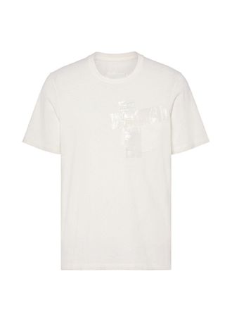 Maison Margiela Mens Taped Cotton T-Shirt