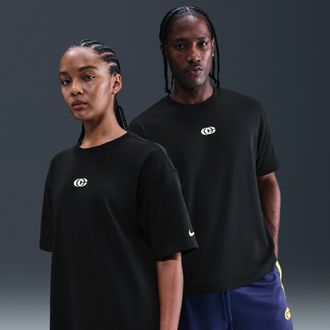 Nike Caitlin Clark Premium Nike Mens Basketball T-Shirt in Black | IR8181-010