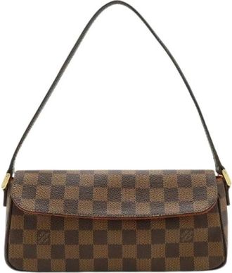 Louis Vuitton Pre-owned Canvas Schoudertas - Dames - Vintage Schoudertas - Bruin - ONE Size - Vintage