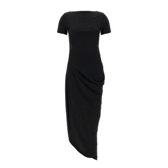 Jacquemus Midi Dresses, female, Black, Size: M Long La Robe Sole
