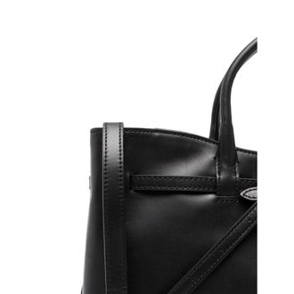 Margesherwood Calf Leather Tote Bag - Black