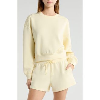 Travis Mathew Cloudscape Sweatshirt in Pear Sorbet at Nordstrom, Size Xx-Large