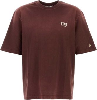 Golden Goose Red Crew Neck T-Shirt