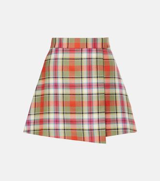 スカート Vivienne Westwood Wool mini skirt with tartan pattern $_57.JPG?set_id=880000500F