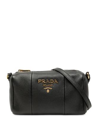 Prada 2010-2025 Mini Vitello Phenix crossbody bag - Nero