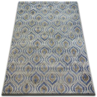 RugsX Rugsx - Alfombra Drop Jasmine 030 Azul Claro/color Humo Blue 133x190 Cm
