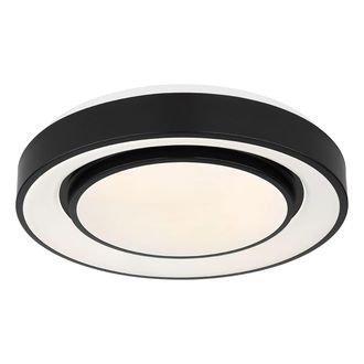 Globo Lighting Plaf&oacute;n - Sully - Negro - Metal - &Oslash; 38cm - Led - 41368-24 - Globo