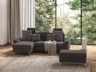 Sit&more Ecksofa »Padua L-Form« inklusive Sitztiefenverstellung, Armteilfunktion und Federkern