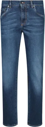 Dolce & Gabbana Blue Mid Rise Jeans