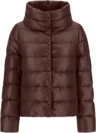 Herno Donsjack - Dames - Jassen - Bruin - Maat: M Nylon