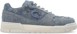 Coach Schoenen, Dames, Blauw, 36 EU, Denim, Soho Sneaker