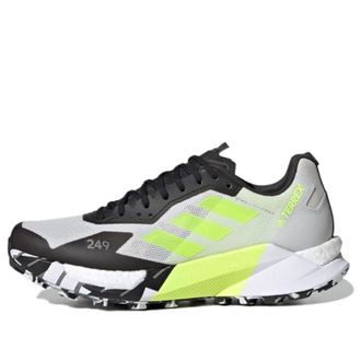 adidas (WMNS) adidas Terrex Agravic Ultra Trail White Solar Yellow FY7660