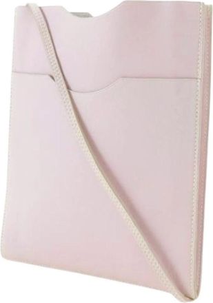 Herm&egrave;s Pre-owned Onimetou Calf Shoulder Bag - Dames - Vintage Schoudertas - Roze - ONE Size - Leer - Vintage