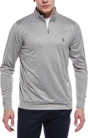 Tailorbyrd Tailorbyrd Melange Mesh Performance Quarter Zip Pullover