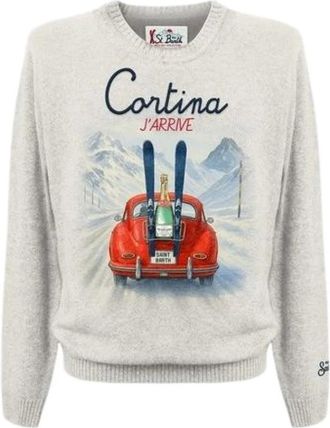 MC2 Saint Barth Su&eacute;ter Heron Print Cortina Jarrive - Knitwear - Hombre - Gris - XL
