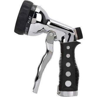 2B Garden Water Gun, Zinc Alloy 3/4 High Pressure Hose Nozzle Sprayer For Garden Yard Plants Watering Car Cleaning