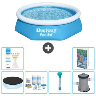 Bestway Piscina Bestway Fast Set Redonda - 244x61 Cm - 7-piezas S52